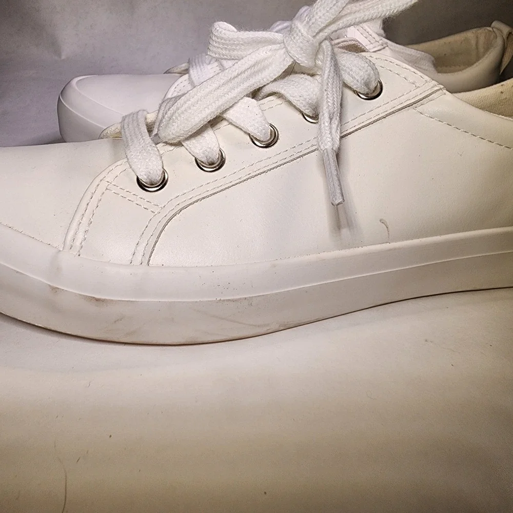 Esprit White Sneakers Womens Casual Lace Up‎ Comfortable Stylish Shoes